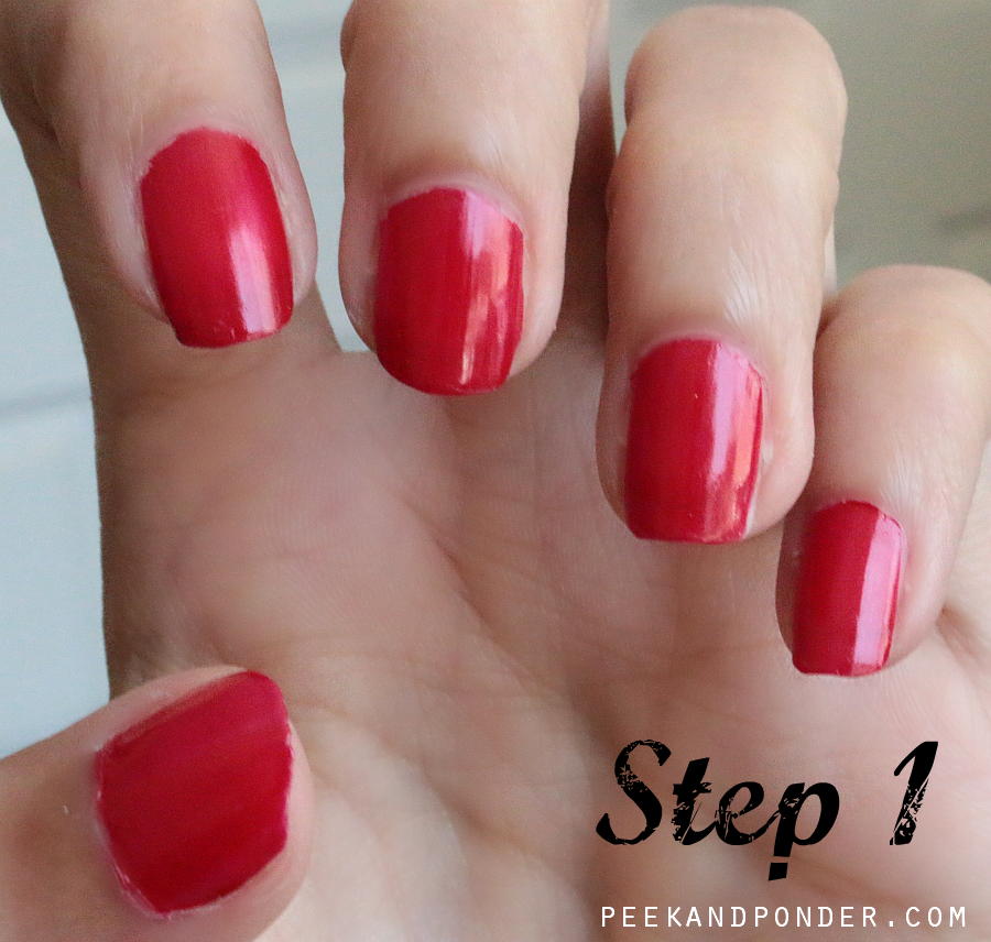 How to: Simple Red, White, and Blue Nails