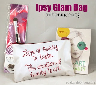 October Ipsy Glam Bag