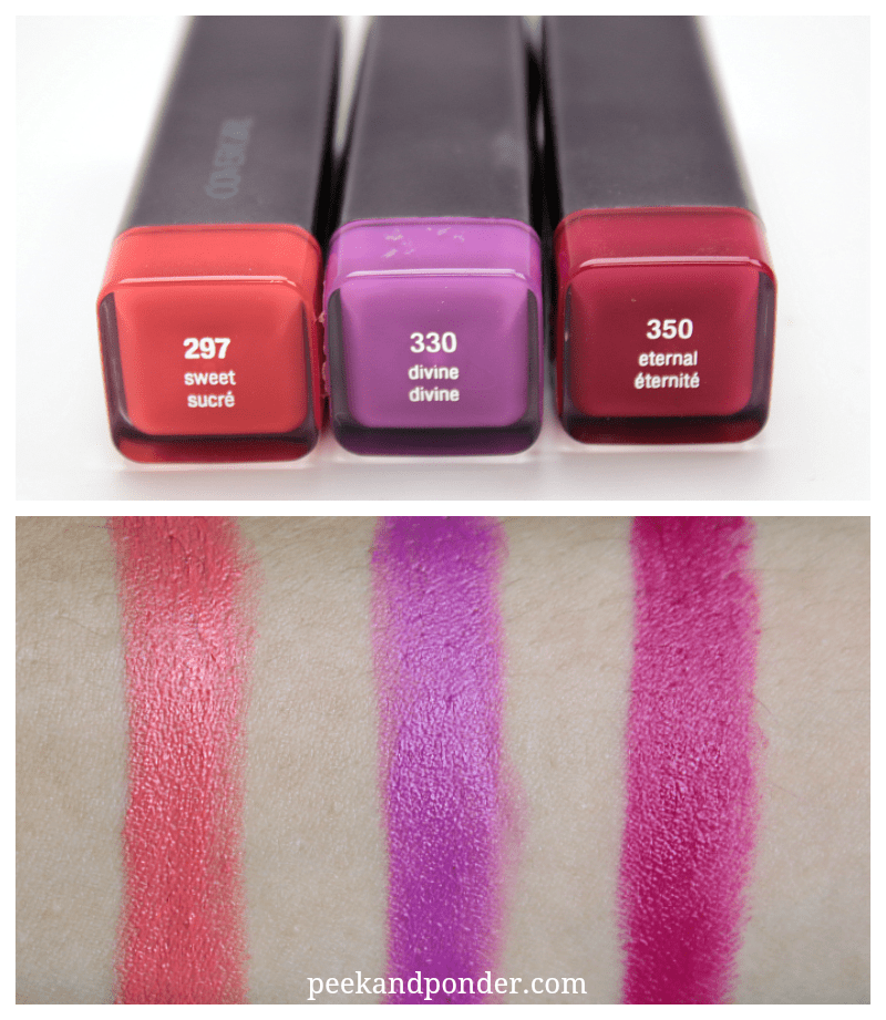 Covergirl Lip Perfection swatches