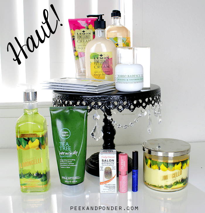 Bath, beauty, and decor haul