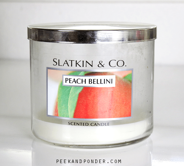 peach bellini candle