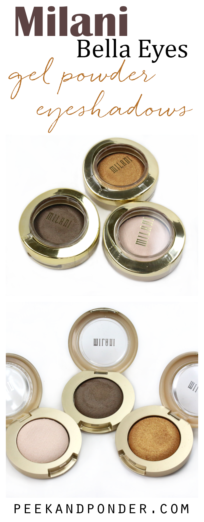 Milani Bella Eyes Gel Powder Eyeshadows