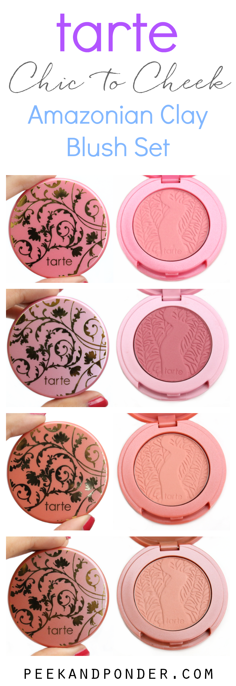 Tarte Chic to Cheek blush set