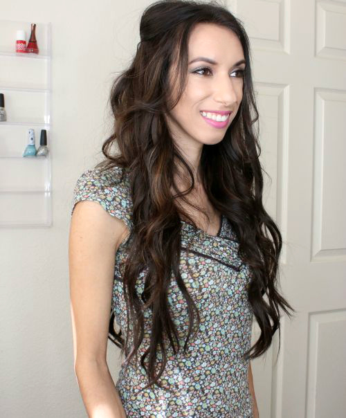 styled Irresistible Me hair extensions