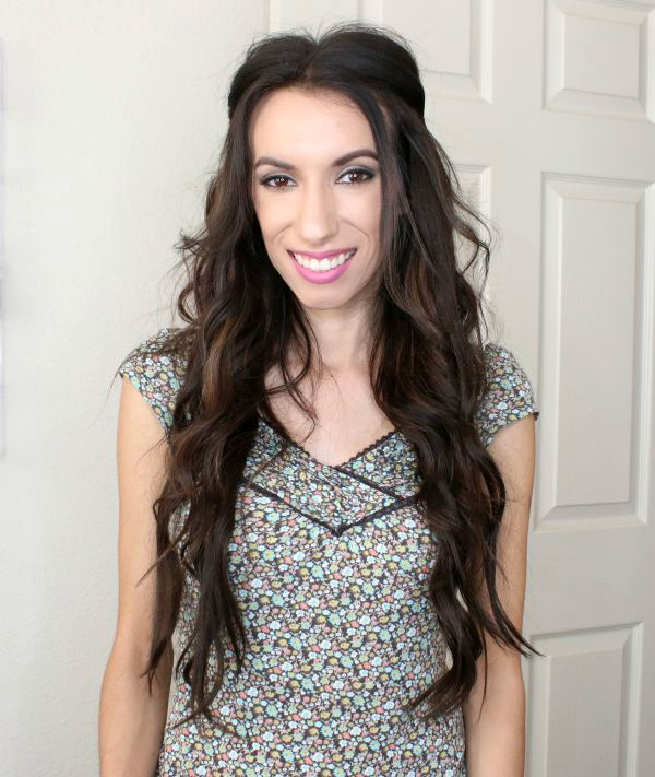 styled Irresistible Me hair extensions