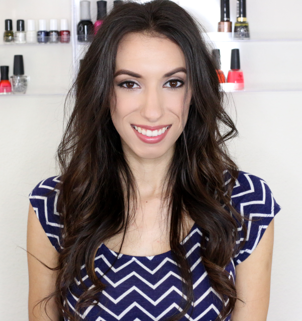curled hair using T3 Twirl 360