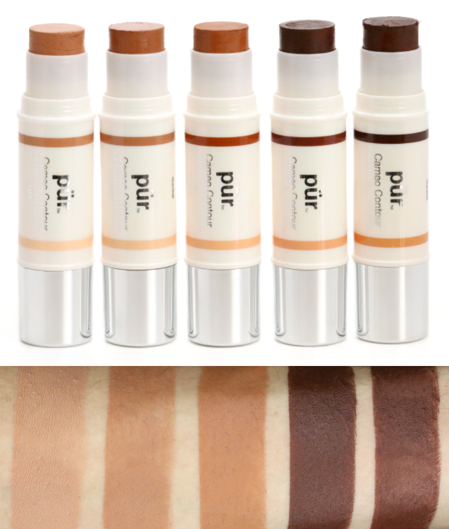 PUR Cameo Contour Swatches
