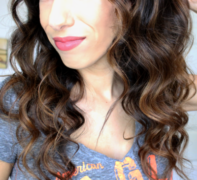 curling wand curls