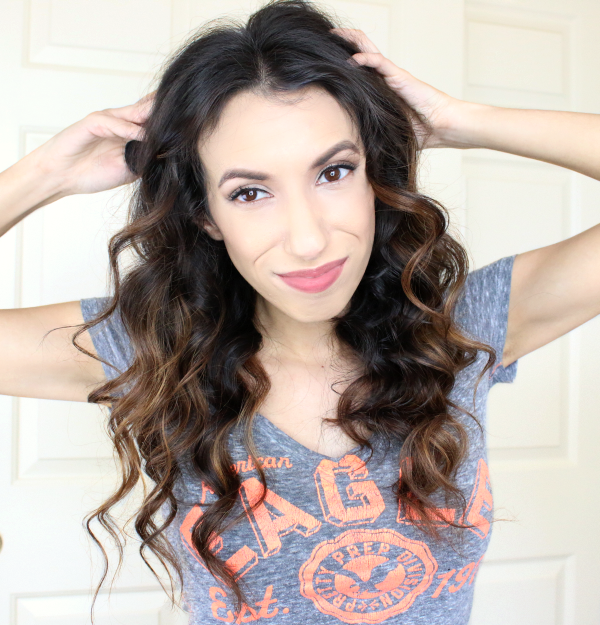 NuMe classic curling wand curls