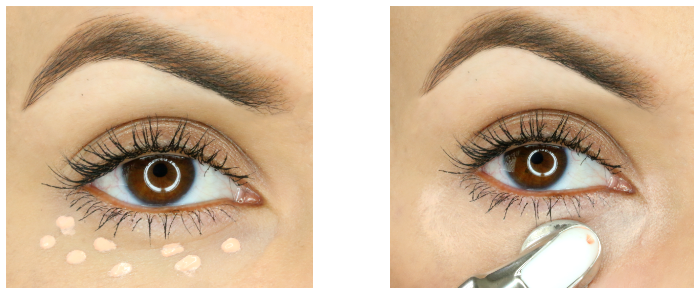 using First Aid Beauty Eye Duty Triple Remedy under eyes