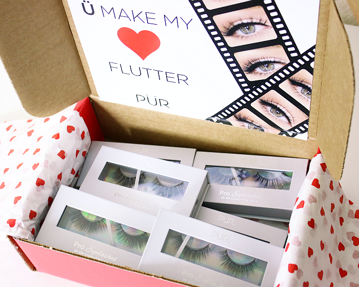 box of false eyelashes