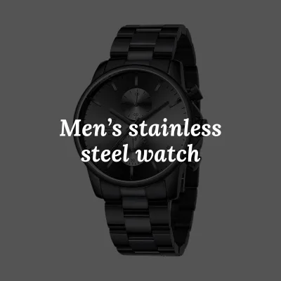men's stainless steel watch