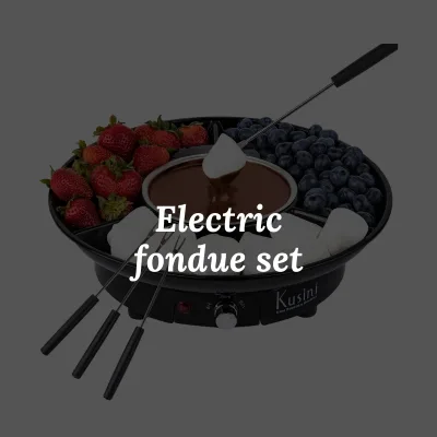 Electric fondue set