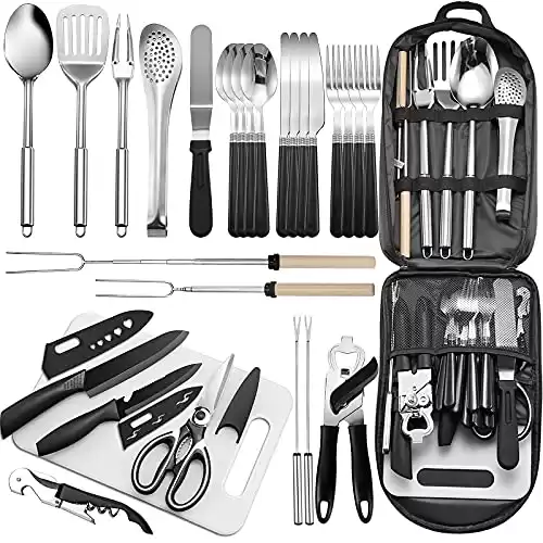 Portable Camping Kitchen Utensil Set