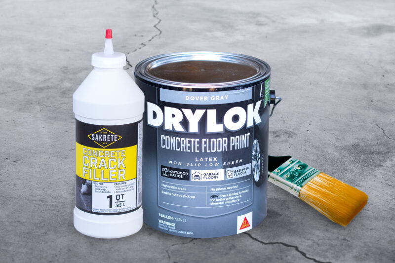 supplies for repairing concrete