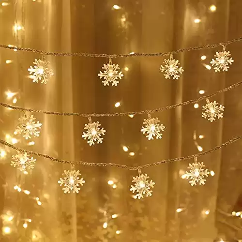 Snowflake String Lights