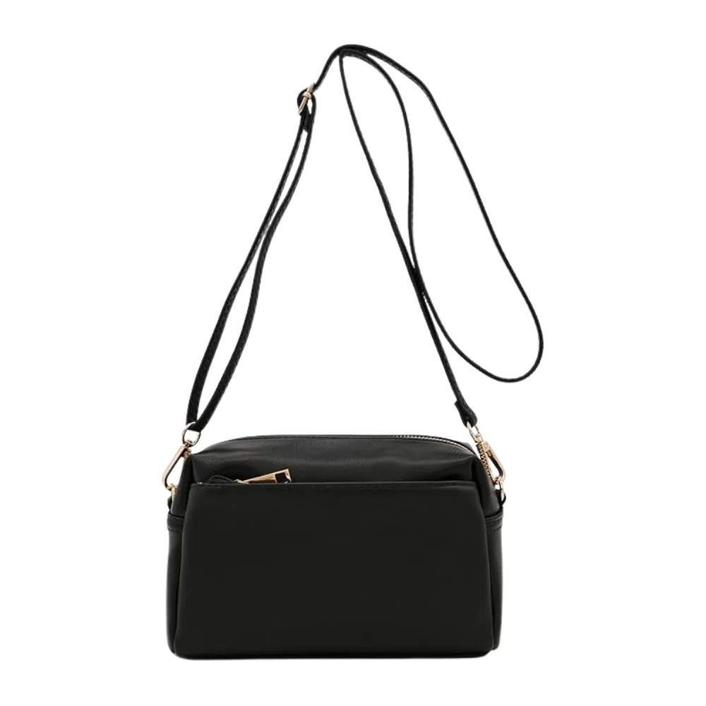 black crossbody bag